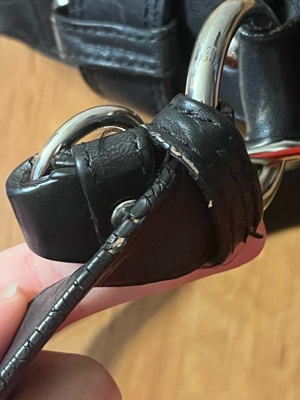 Coach Black Signature Chain-Accent Shoulder Bag - Picture 10 of 11